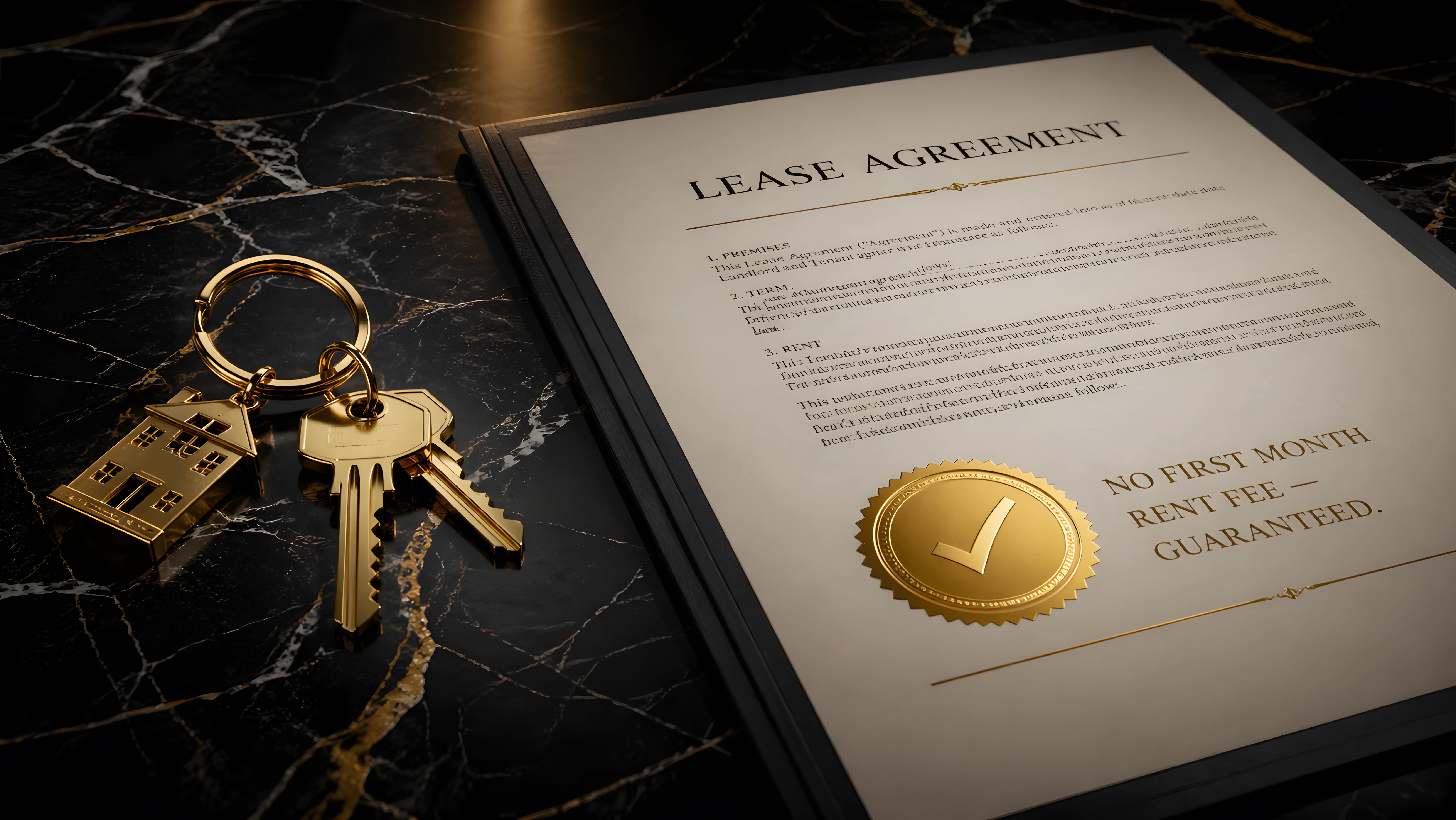 No First Month Rent Fee — Guaranteed